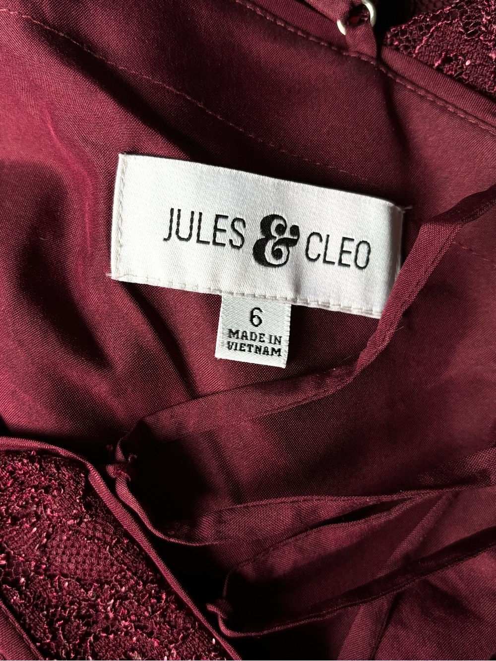 Jules & Cleo sparkle lace evening gown - Picture 11 of 14